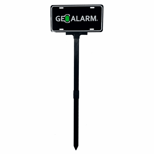 GEOALARM-SIGNWP - GeoAlarm Home Security Sign and Yard Post
