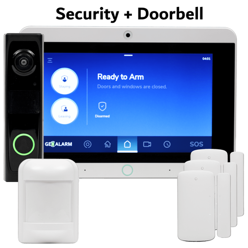 GeoAlarm Wireless Video Doorbell Security System Kits