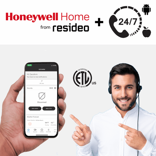 Honeywell Burglary Intrusion PRO Alarm Monitoring Services
