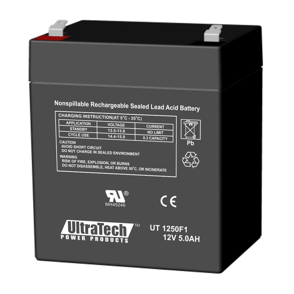 IM1250F1 UltraTech Sealed Lead Acid Alarm Battery (12 Volt, 4.5 Amp