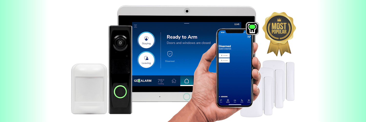 GeoAlarm Self-Installed Wireless Security, Automation and Video System powered by AlarmClub.