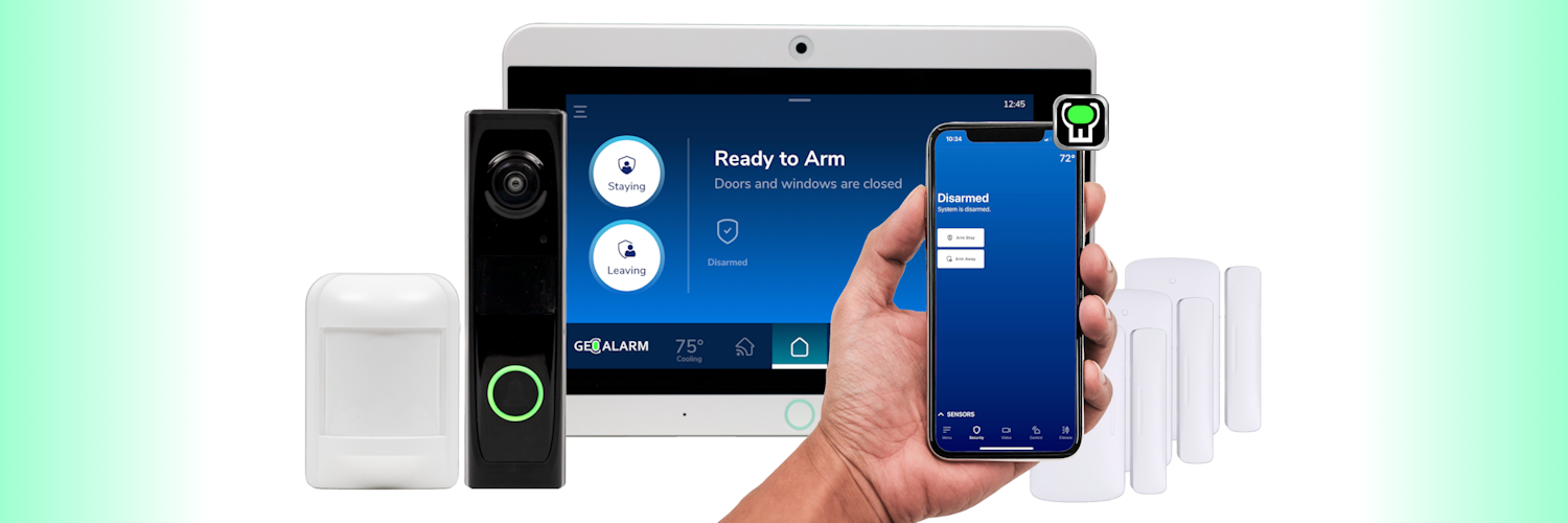 Featuring the GeoAlarm Wireless Security System & App.