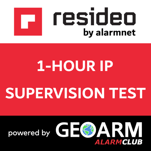 Resideo AlarmNet 1-Hour Commercial IP Supervision Test Services