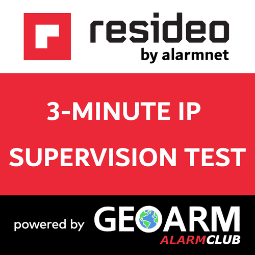 Resideo AlarmNet 3-Minute Commercial IP Supervision Test Services