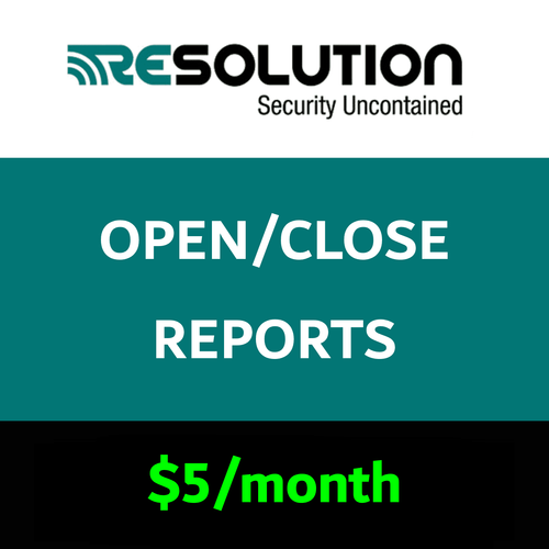 Resolution Opening and Closing Reports Resolution Opening and Closing Reports