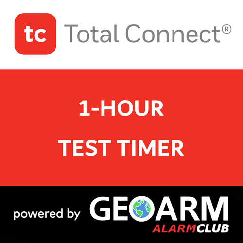 Total Connect 1-Hour Test Timer Services