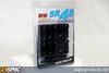Muteki Lug Nuts SR48 12x1.5 Black 48mm Open Ended Open Ended