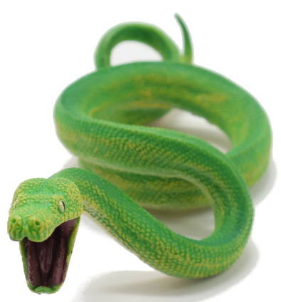 CollectA Green Tree Python #88962 - Stunning Green Paint