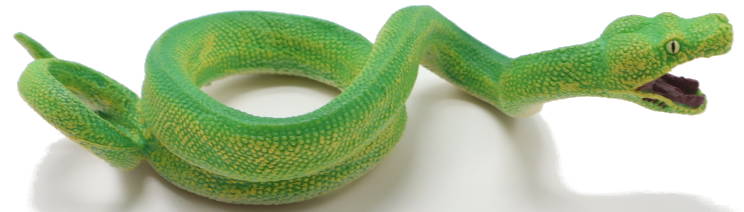 CollectA Green Tree Python #88962 - Stunning Green Paint