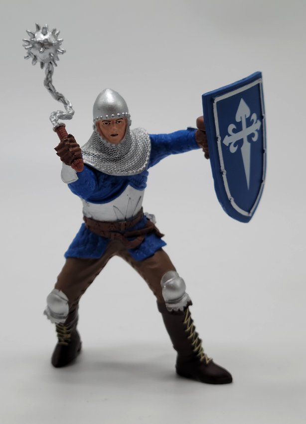 Papo Knight with Mace #39819 - New in 2022. Moveable Arm