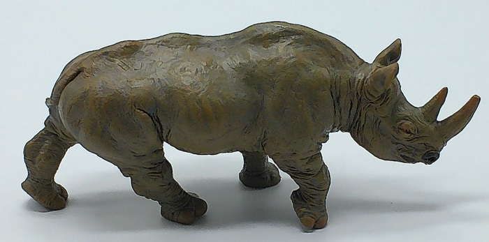 Papo Rano Papo Black Rhinoceros #50066 - Magnificant, Imposing Horn