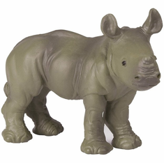 Papo - Black Rhinoceros Figurine - Wild Animal Toy Ecuador