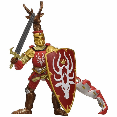Papo Knights - Papo Stag Knight Red by Papo 39911