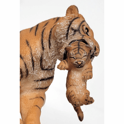 Wild Animal Kingdom Tigress With Cub Toy Figure, Three - View #6