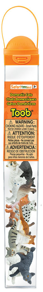 Figurines Miniatures Chats Domestiques Safari Ltd Toob - Jouets éducatifs Neufs, 2014