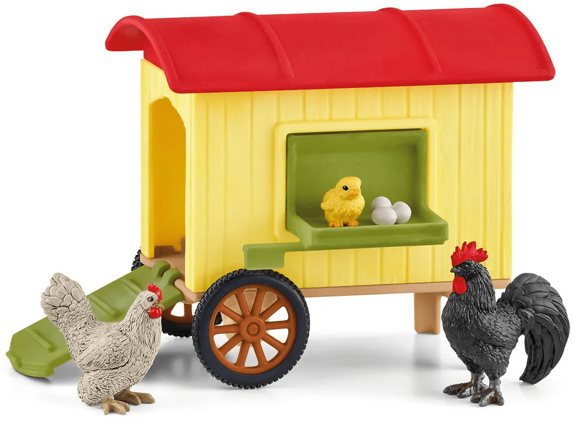Schleich Mobile Chicken Coop by Schleich 42572 Schleich Farm