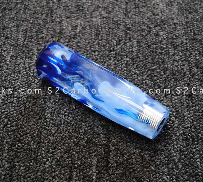 JDM 150mm Bubble Shift Knob Blue Marble VIP JDM Drifting