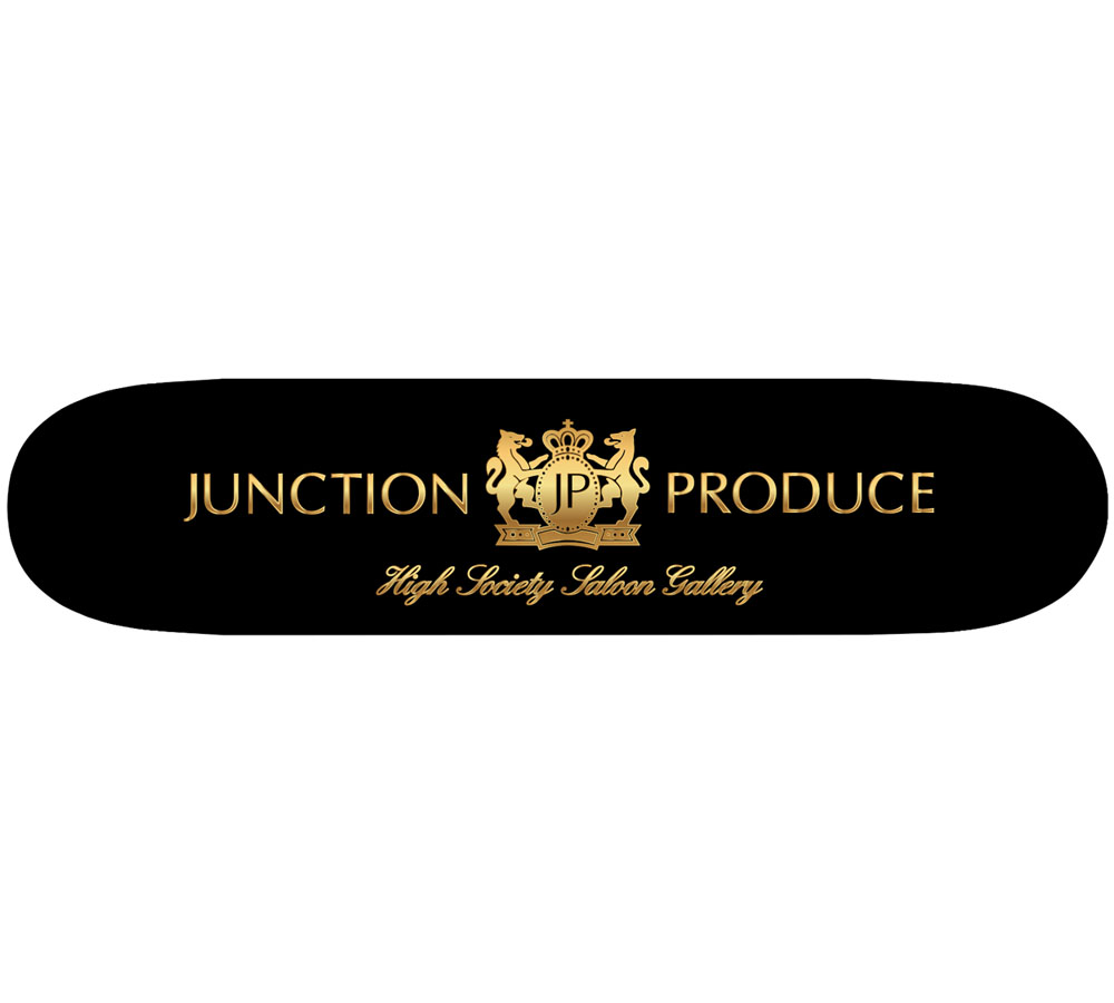 Junction Produce Limited Edition Skate Deck Black Gold JDM