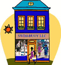 SWIM-BUOY: NOW IS ONLY SOLD ON THIS SITE DUE TO COST OF THE SWIM-BUOY