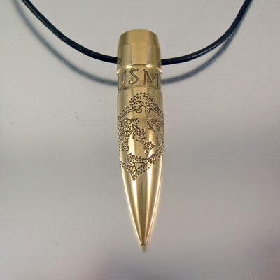 .50 Caliber Bullet Necklace | USMC