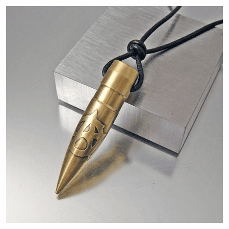 Sons of Anarchy .50 caliber bullet necklace