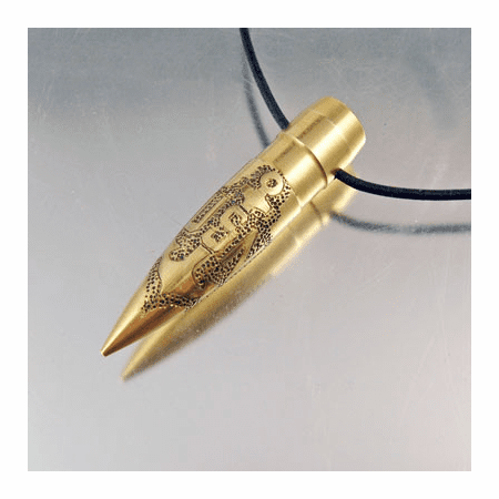 50 Cal Bullet Necklace USN