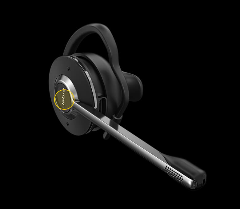 Casque Jabra Engage 65 - Noir, Bluetooth, Supra-auriculaire, Occasion