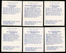 1993 John Brindley BOB HOARE WORLD BOXERS Part 2 Boxing Card Set (6) JULIO CESAR CHAVEZ, JOE LOUIS ++ 1993 John Brindley BOB HOARE WORLD BOXERS Part 2 Boxing Card Set (6) JULIO CESAR CHAVEZ, JOE LOUIS ++