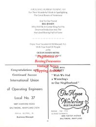 Boxing News Clipping #2716 - Finazzo Brothers (Sam, Joe, Vic, Jackie, Eddie, Johnny)