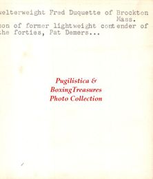 Boxing Photo #1243 - Fred Duquette