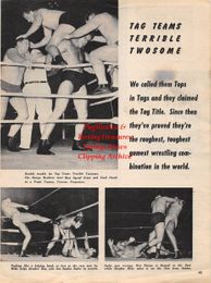 Wrestling News Clipping #35 - Mike and Ben Sharpe, Vic Holbrook, Ronnie Etchison, Dean Detton, Ernie Dusek, Emile Dusek, Sandor Szabo Wrestling News Clipping #35 - Mike and Ben Sharpe, Vic Holbrook, Ronnie Etchison, Dean Detton, Ernie Dusek, Emile Dusek, Sandor Szabo