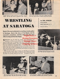 Wrestling News Clipping #36 - Tony Cosenza, Andre Drapp, Ted Bayley, Don Evans, 