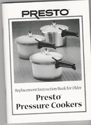 Presto 49831 Recipe / Instruction Book