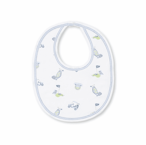 Kissy Kissy 18 Holes Print Bib S2218H13Pblue