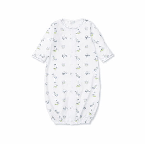 Kissy Kissy 18 Holes Print Convertible Gown S2218H14Pblue