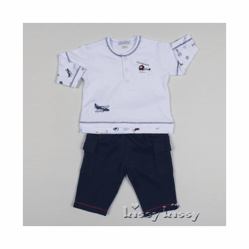 Kissy Kissy Aviators Pant Set w/Tee 483-62