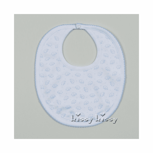 Kissy Kissy Baby Elephants Print Bib F15257-13Ppink (pink is the color)