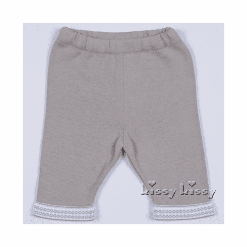 Kissy Kissy Baby Fair Isle KNIT Pant F14L091W-PAsilver