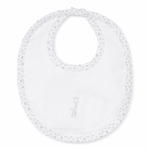 Kissy Kissy Baby Giraffes Print Bib S19BG13Psilver
