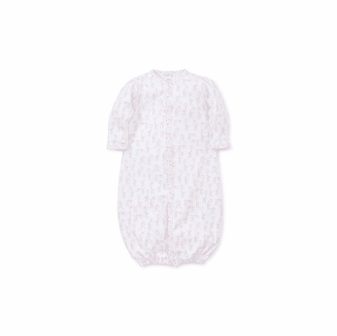 Kissy Kissy Baby Giraffes Print FOOTIE(NOT Convertible Gown) S19BG04Ppink