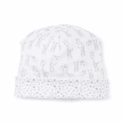 Kissy Kissy Baby Giraffes Print Hat S19BG06Psilver