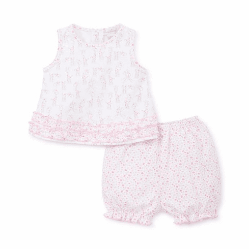 Kissy Kissy Baby Giraffes Print Sunsuit S19BG42Ppink