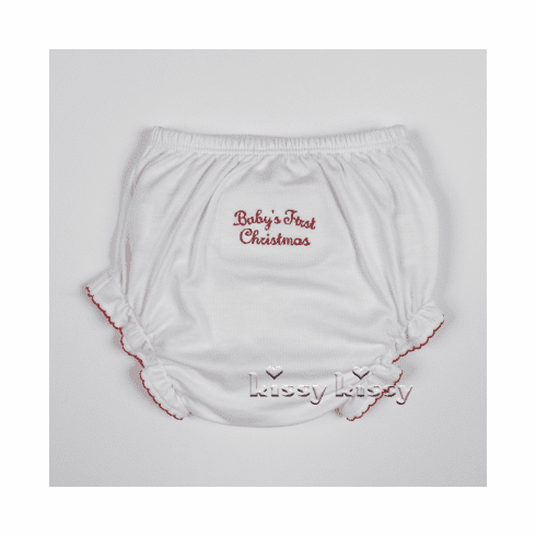 Kissy Kissy Baby's Christmas Diaper Cover F17132-55