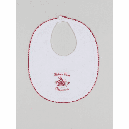 Kissy Kissy Baby's First Christmas Bib F18BF13