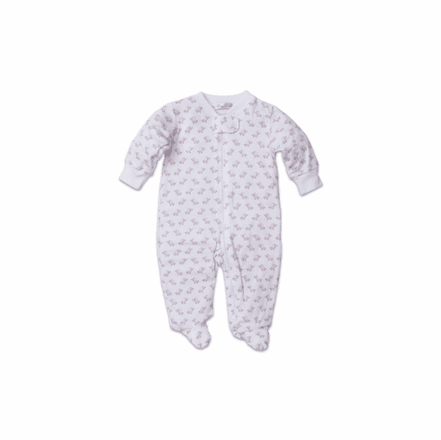 Kissy Kissy Baby Trunks Print Footie with Zipper F19BT04PZpink