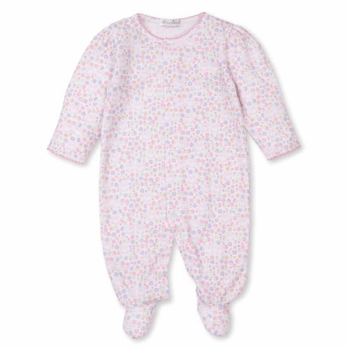 Kissy Kissy Backyard Bunnies Print Footie S21BB04P