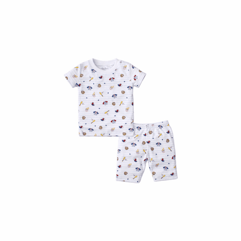 Kissy Kissy Ball Park Print Short Pajamas S2020BP193Pi