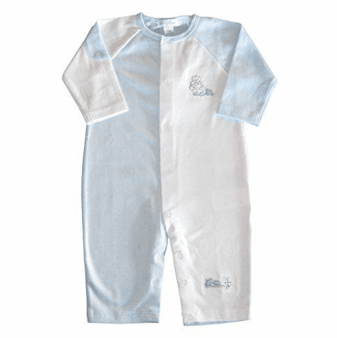 Kissy Kissy Bear Tracks Long Playsuit S15147-10Pblue