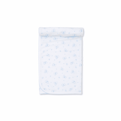 Kissy Kissy Bearly Believable Blanket F20BB08blue