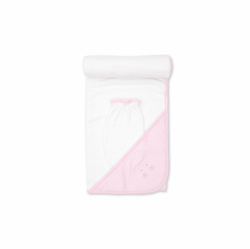 Kissy Kissy Bearly Believable Towel and Mitt Set F20BB09pink